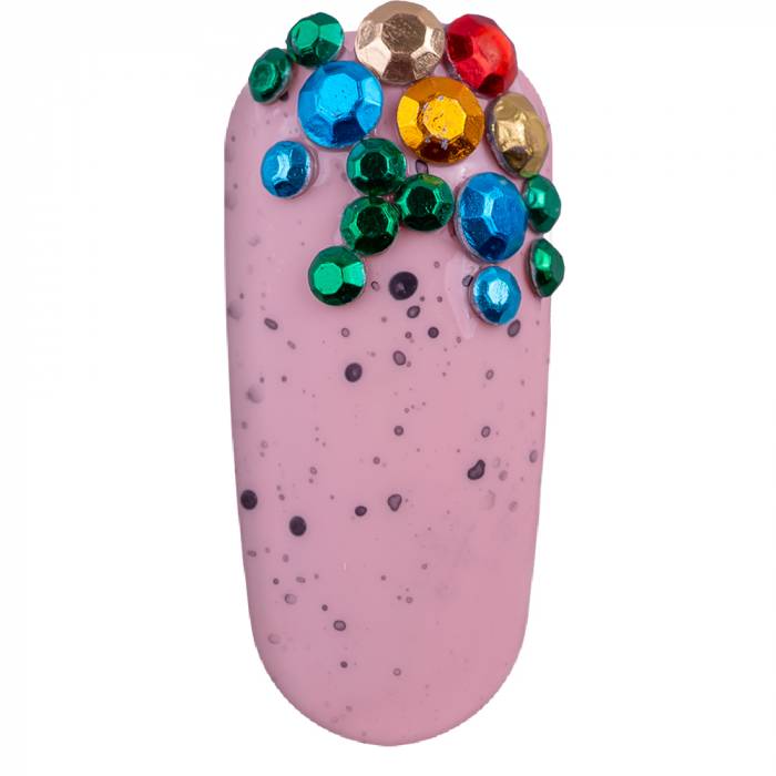 Carusel decoratiuni unghii, mix de pietricele multicolore [3]