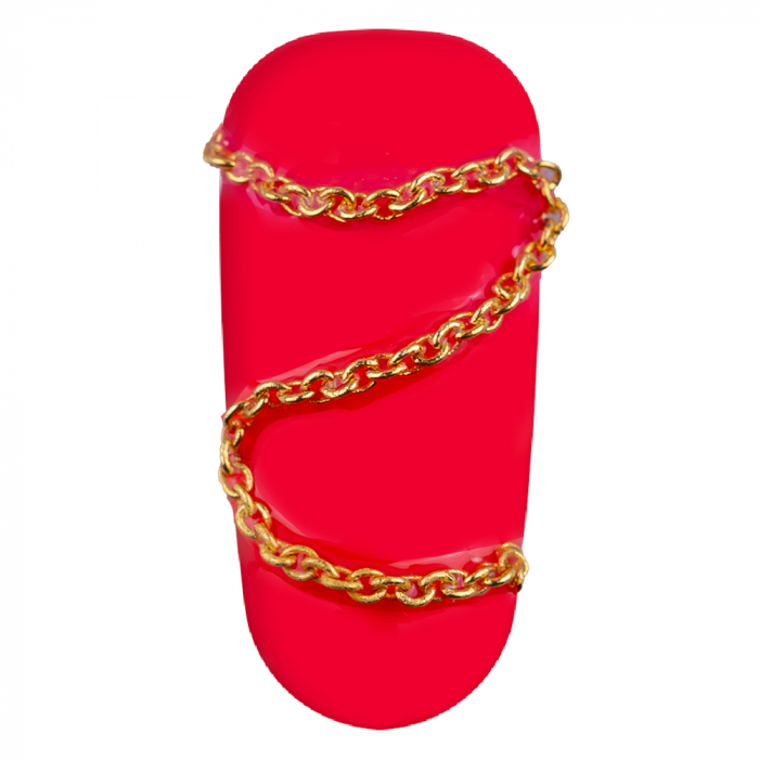 Carusel, lantisor metalic pentru unghii, multicolor [6]
