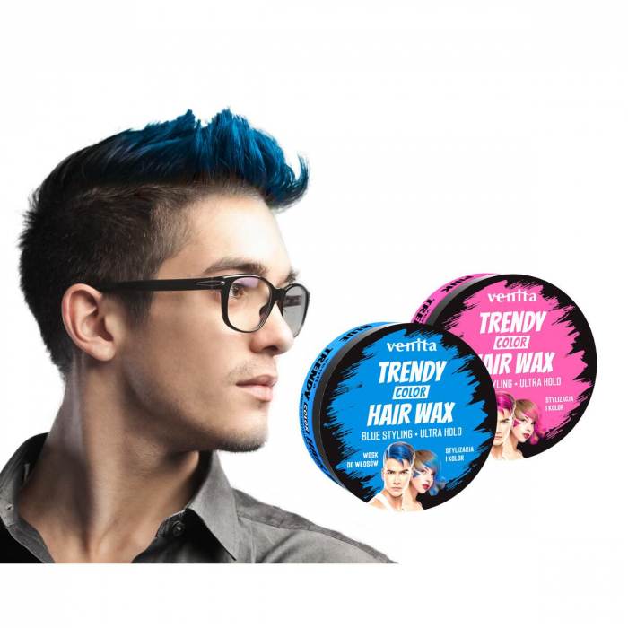 Ceara coloranta pentru par, Trendy Color, albastru 75g [2]