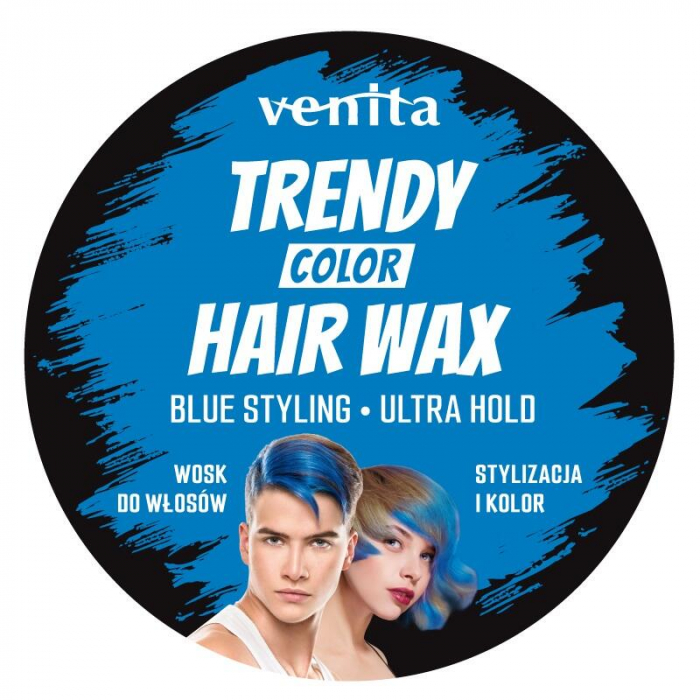 Ceara coloranta pentru par, Trendy Color, albastru 75g [3]