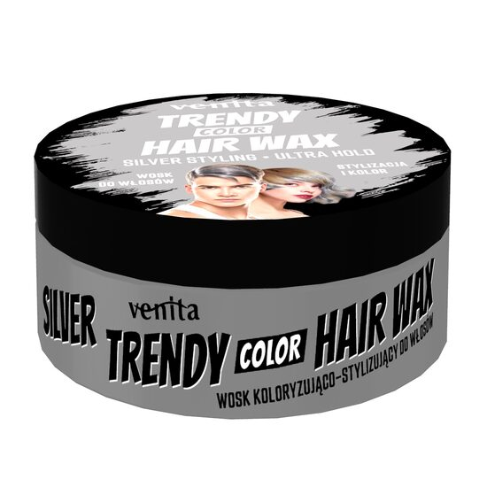 Ceara coloranta pentru par, Trendy Color, argintiu 75g [1]