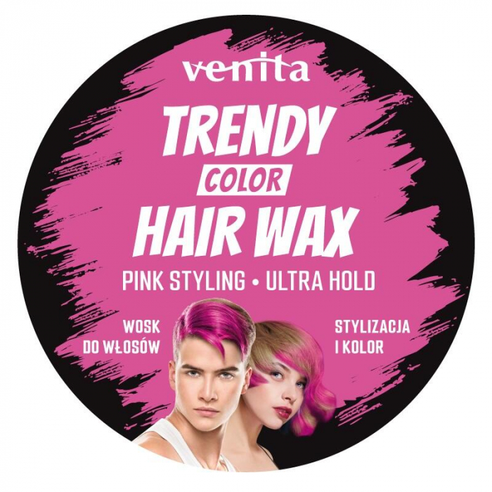 Ceara coloranta pentru par, Trendy Color, roz 75g [2]