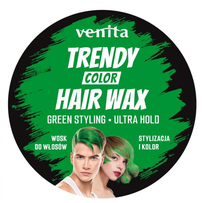 Ceara coloranta pentru par, Trendy Color, verde 75g [2]