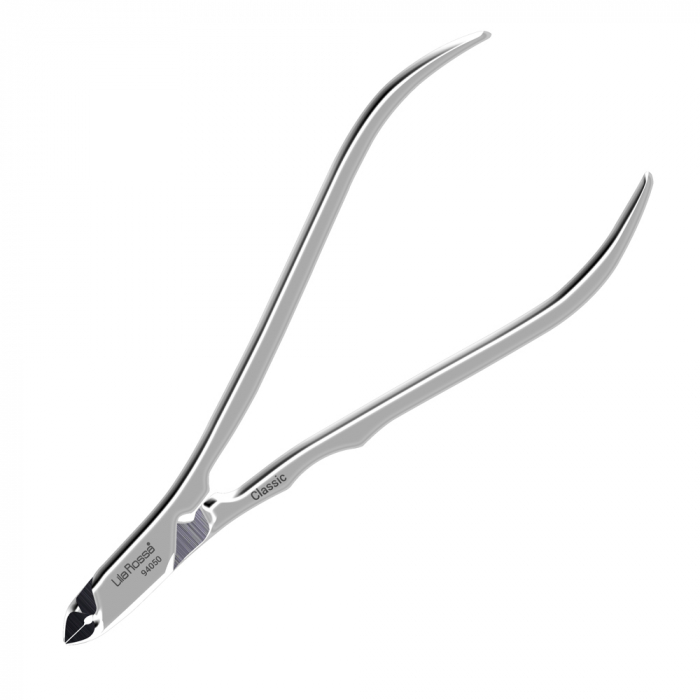 Cleste manichiura pedichiura profesional pentru cuticule Lila Rossa, otel inoxidabil, model rusesc, silver matt, 94050 [2]