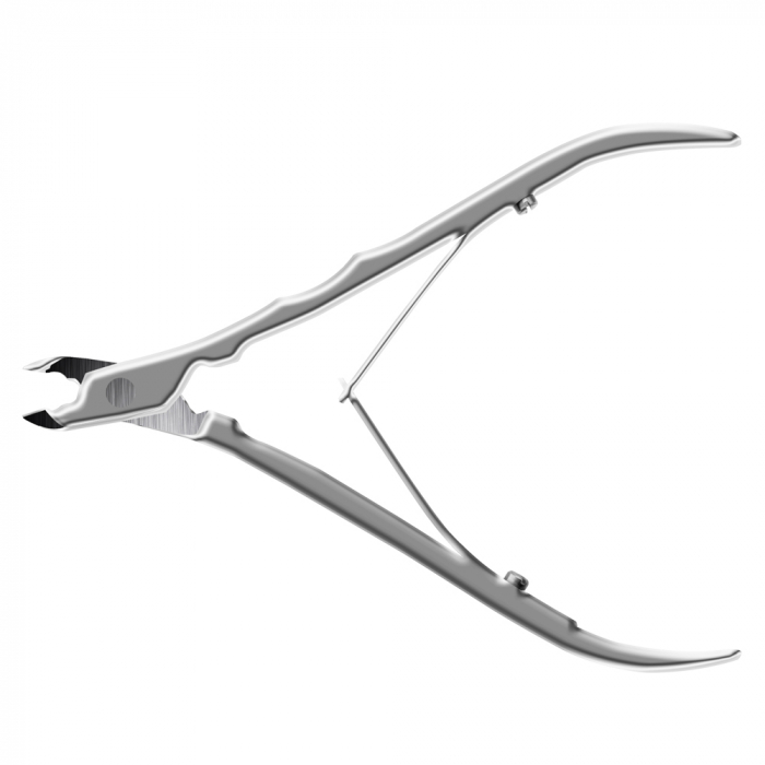 Cleste manichiura pedichiura profesional pentru cuticule Lila Rossa, otel inoxidabil, model rusesc, silver matt, 94050 [4]