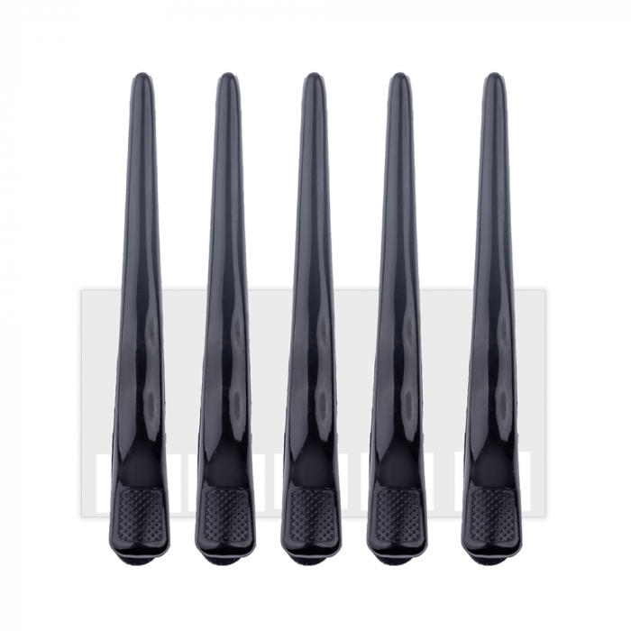 Clips frizerie sau coafor Lila Rossa 6307 din plastic 5 buc. [3]