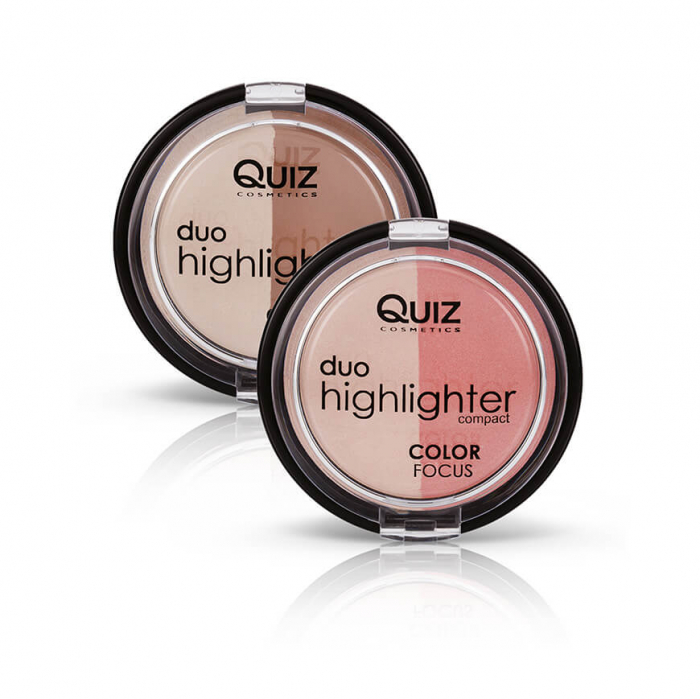 Pudra iluminatoare compacta duo Quiz Color Focus [1]