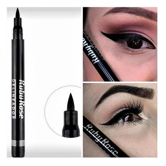 Creion Eyeliner super black&whaterproof Ruby Rose HB090 [2]