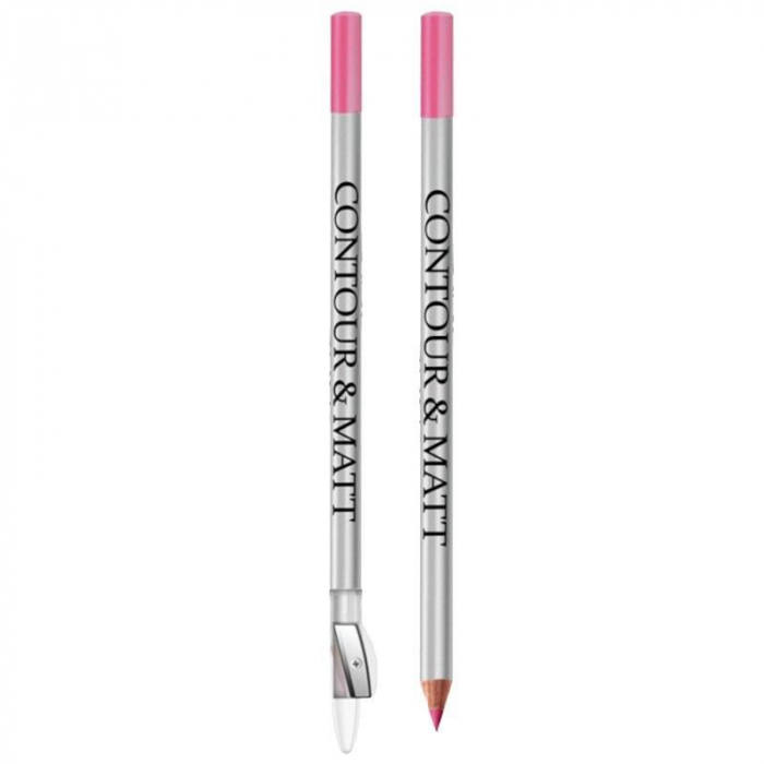 Creion pentru conturul buzelor, Contour and Matt, Revers, nr.04 Pink Glam, sidef [3]