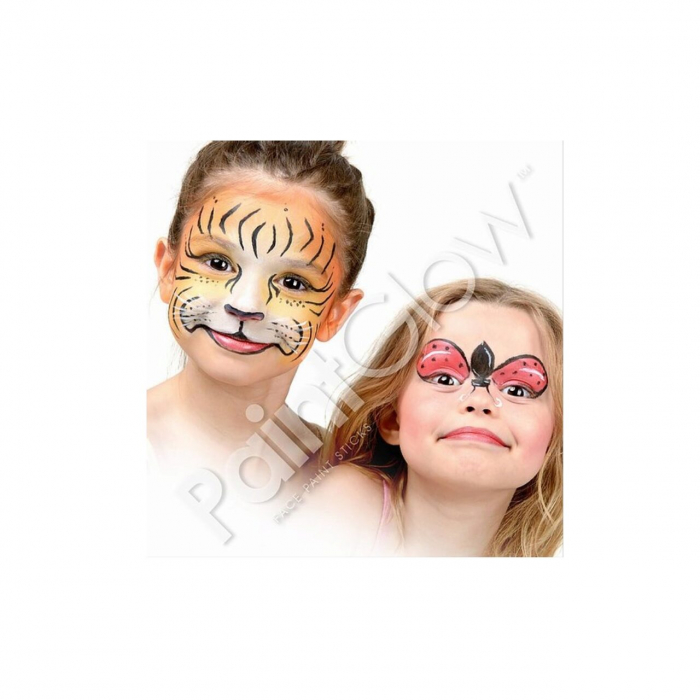 Creion pictura pe fata, copii, Face Paint, Paint Glow Verde Intens [5]