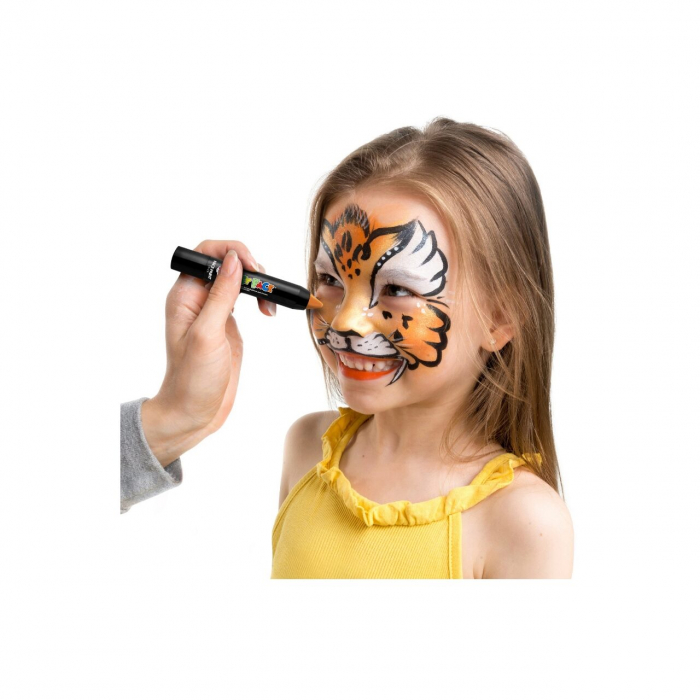 Creion pictura pe fata, copii, Face Paint, Paint Glow Verde Intens [3]