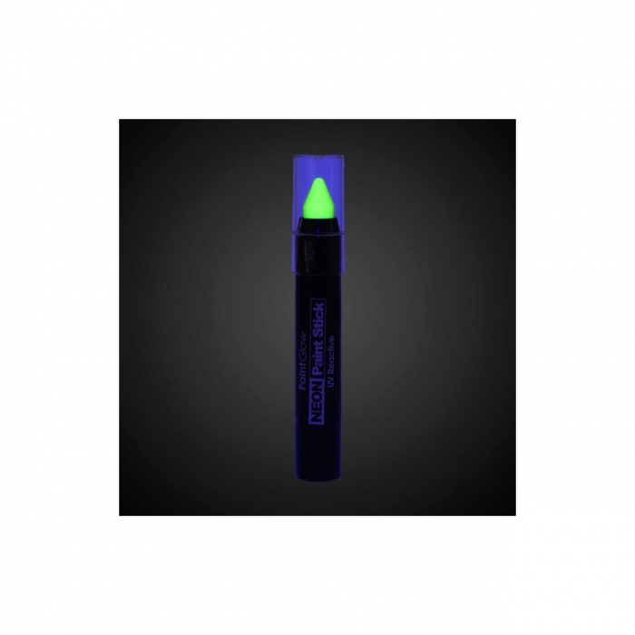 Creion stralucitor in lumina UV, pentru fata si corp, Galben GLOW ME UP! [2]