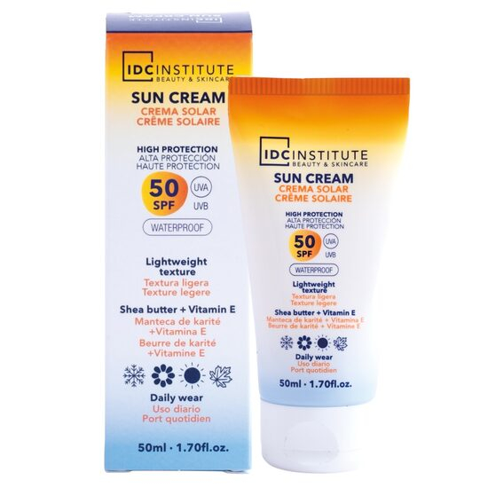 Crema cu protectie solara SPF 50 Waterproof, 90351, IDC Institute, 50 ml [1]