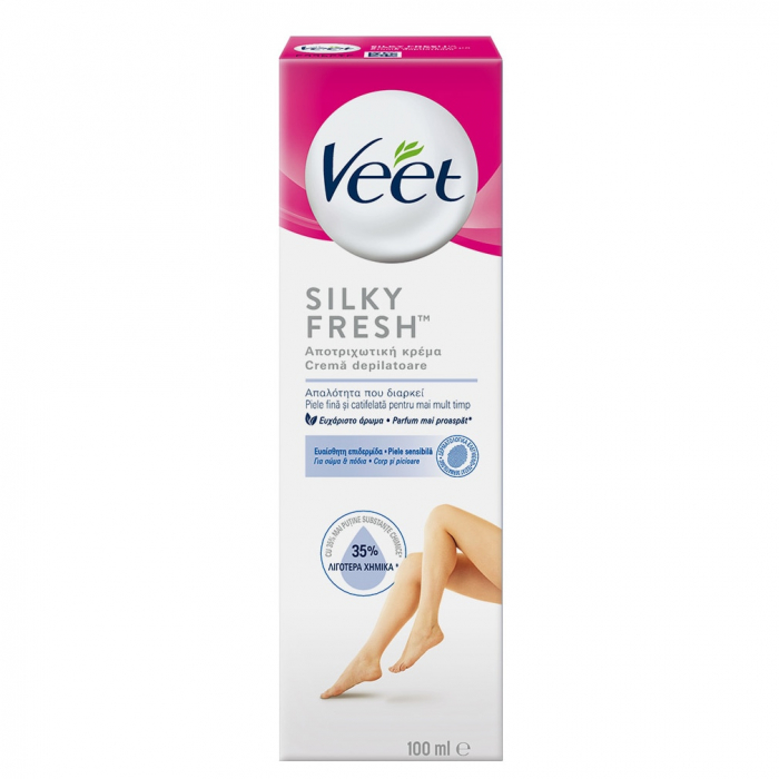 Crema depilatoare Veet Silky Fresh pentru piele sensibila 100 ml [1]