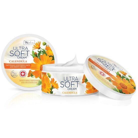 Crema pentru fata si corp, Inelia, Ultra Soft, Hidratare si regenerare, extract de Galbenele, 200ml [2]