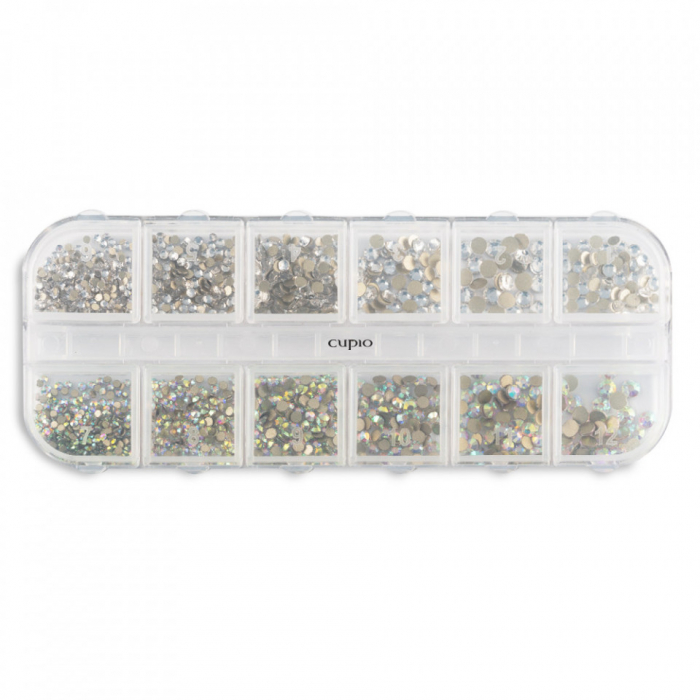 Cupio Cutiuta cu ornamente unghii Clear as Crystal [1]