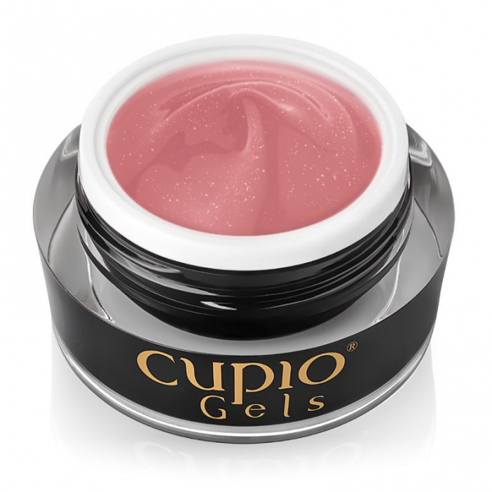 Cupio Gel pentru tehnica fara pilire - Make-Up Fiber Shimmer Rose 30ml [1]