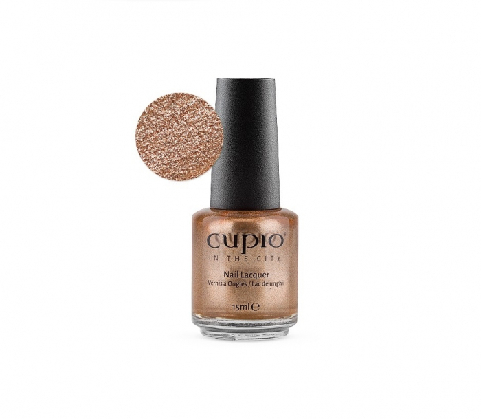 Cupio Lac de unghii in the City - Metallic Rose Gold 15ml [1]