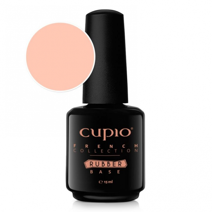 Cupio Oja semipermanenta Rubber Base French Collection - Milky Peach 15ml [1]
