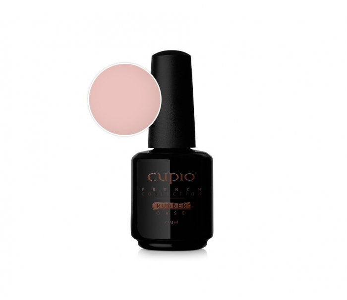 Cupio Oja semipermanenta Rubber Base French Collection - Milky Pink 15ml [1]