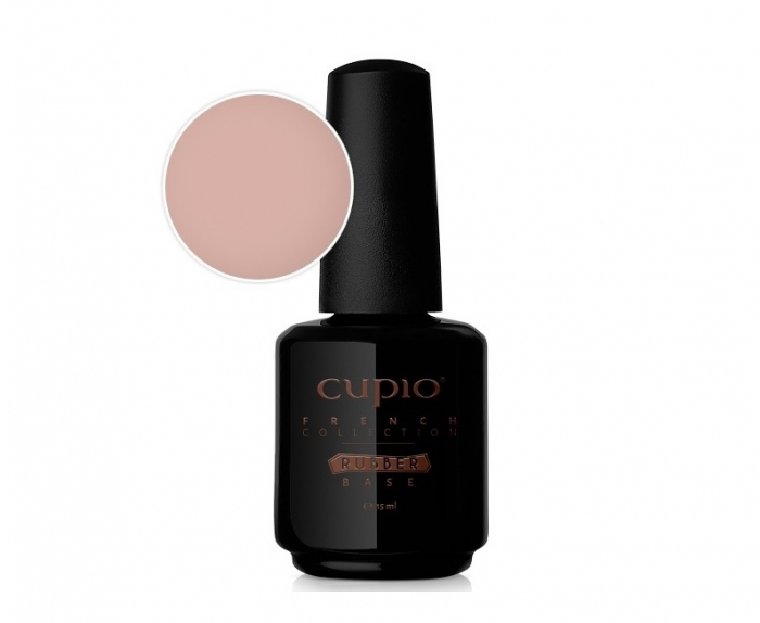 Cupio Oja semipermanenta Rubber Base French Collection - Nude Peach 15ml [1]