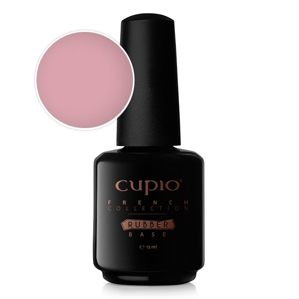 Cupio Oja semipermanenta Rubber Base French Collection - Rose 15ml [1]