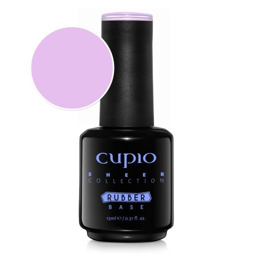 Cupio Oja semipermanenta Rubber Base Sheer Collection - Rosy Dew 15ml [1]