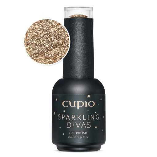Cupio Oja semipermanenta Sparkling Divas Collection - Gold Society 10ml [1]