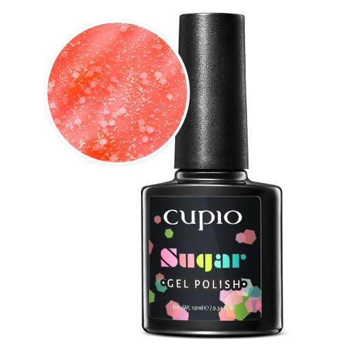 Cupio Oja semipermanenta Sugar Collection - Sweet Coral 10ml [1]