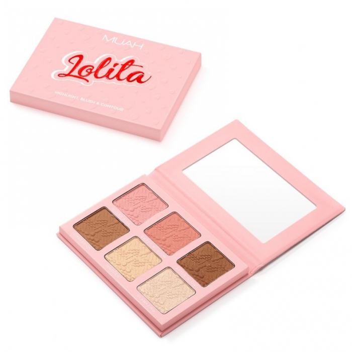 Cupio Paleta iluminator, blush, contur Muah Lolita [3]