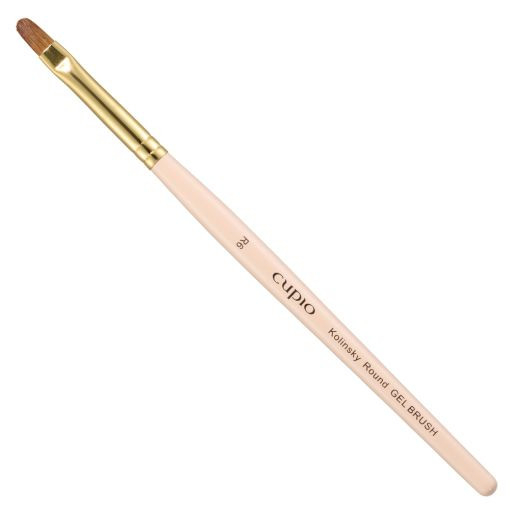 Cupio Pensula cu varf rotund pentru gel Premium Kolinsky Nr. 6 [2]