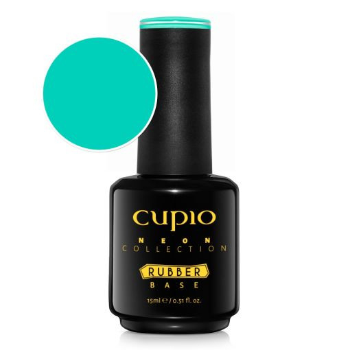 Cupio Rubber Base Neon Collection - Santorini Crush 15ml [1]