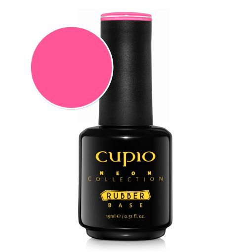 Cupio Rubber Base Neon Collection - Summer Kiss 15ml [1]