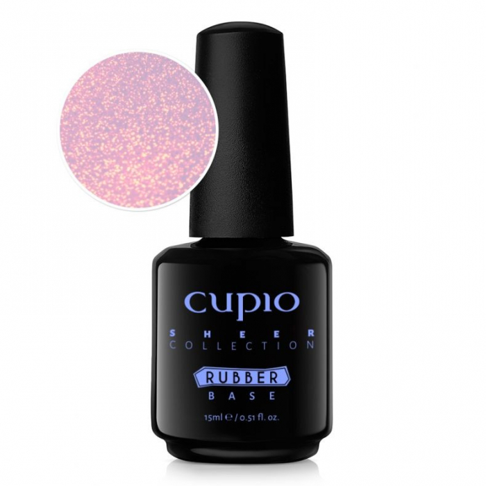 Cupio Oja semipermanenta Rubber Base Sheer Collection - Silk Magnolia 15ml [1]