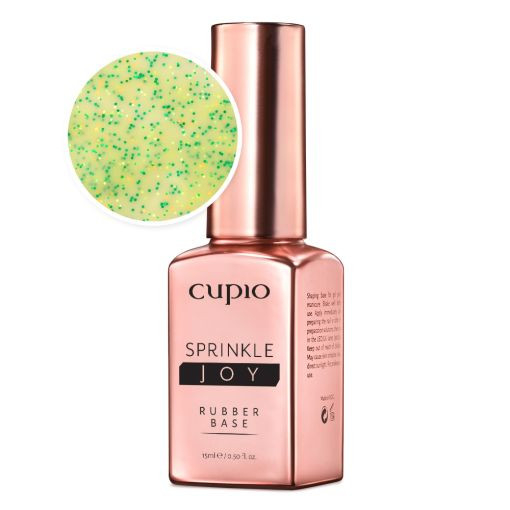 Cupio Rubber Base Sprinkle Joy Collection - Lime Truffle 15ml [1]