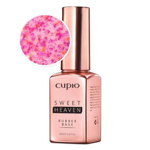 Cupio Rubber Base Sweet Heaven Collection - Euphoric Pink 15ml [1]