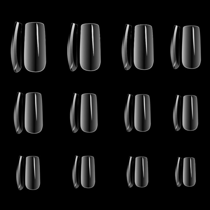 Cupio Tipsuri full nail dizolvabile set 240buc - Patrat [2]