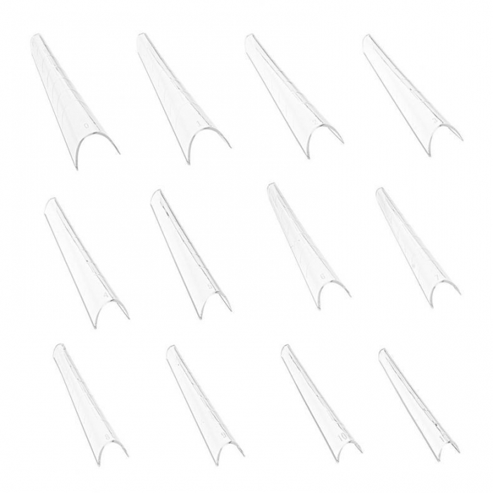 Cupio Tipsuri reutilizabile pentru extensii RevoShapes Ballerina/Russian Almond 120buc [2]