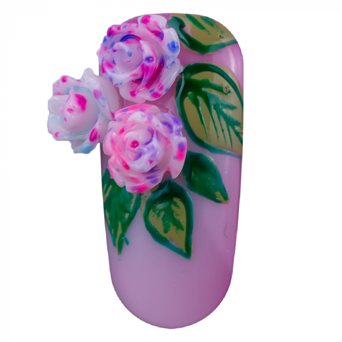 Decoratiuni pentru unghii "Floare", Lila Rossa [4]