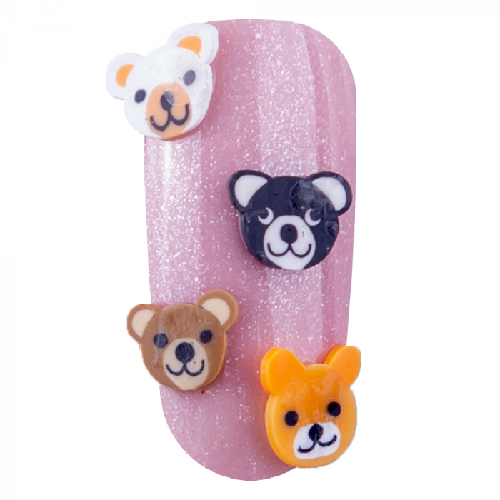 Decoratiuni unghii, Lila Rossa, animale, multicolore [4]