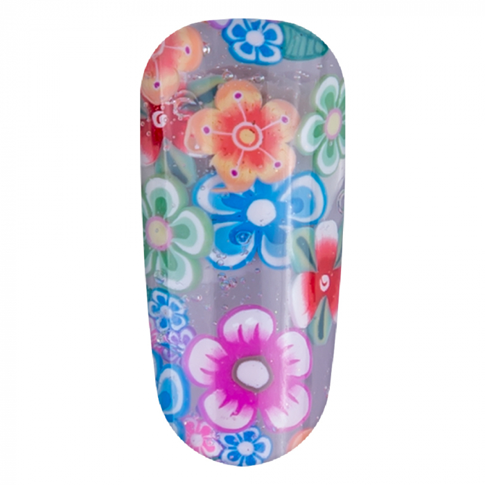 Decoratiuni unghii, Lila Rossa, flori [1]