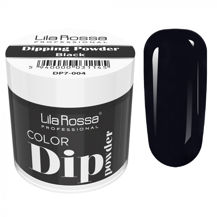 Dipping powder color, Lila Rossa, 7 g, 004 black [1]
