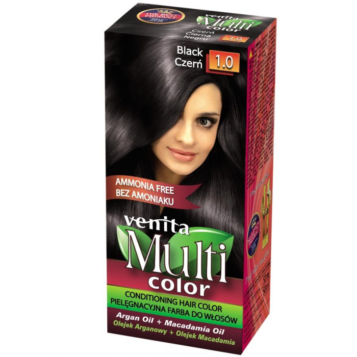 Display din carton cu 30 bucati Vopsea de par Venita Multicolor si paletar [16]