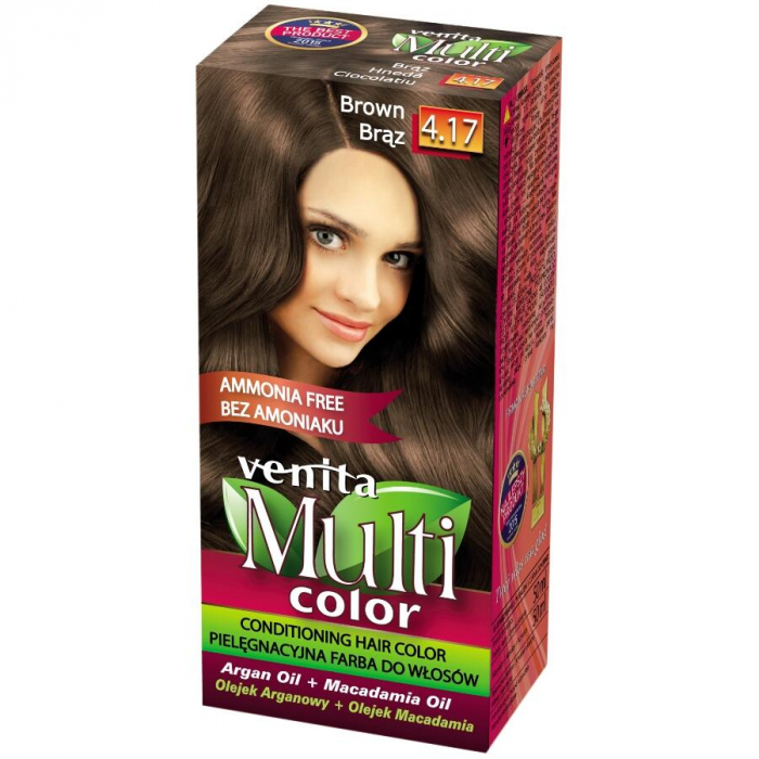 Display din carton cu 30 bucati Vopsea de par Venita Multicolor si paletar [13]