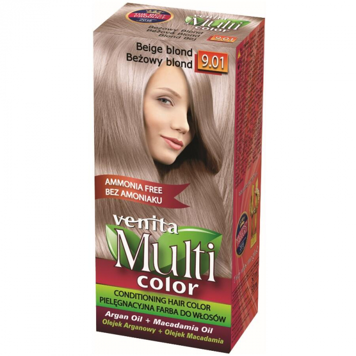 Display din carton cu 30 bucati Vopsea de par Venita Multicolor si paletar [5]