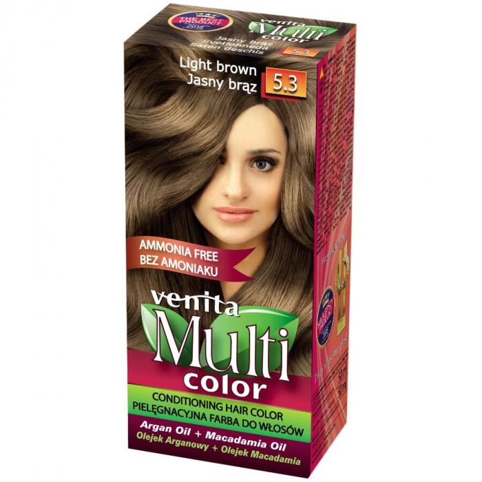 Display din carton cu 30 bucati Vopsea de par Venita Multicolor si paletar [11]