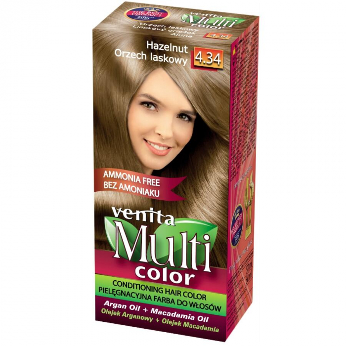Display din carton cu 30 bucati Vopsea de par Venita Multicolor si paletar [12]