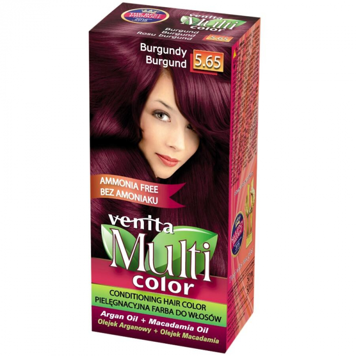 Display din carton cu 30 bucati Vopsea de par Venita Multicolor si paletar [10]