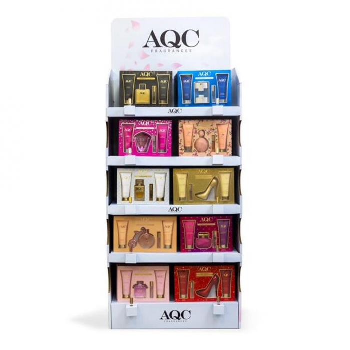 Display mare din carton, alb, pentru produse Aquarius Fragrances, 306004D [3]