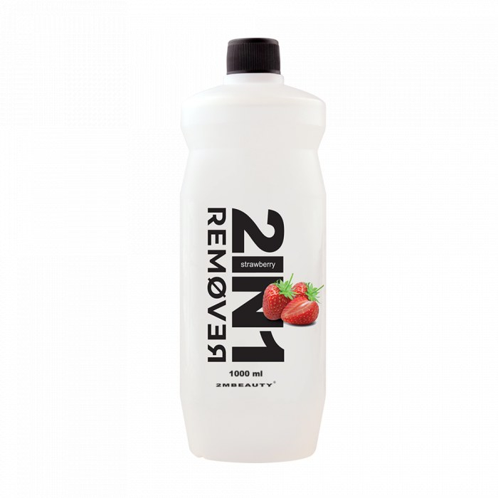 Dizolvant cu acetona 2M 2 in 1 Strawberry - 1000 ml [1]
